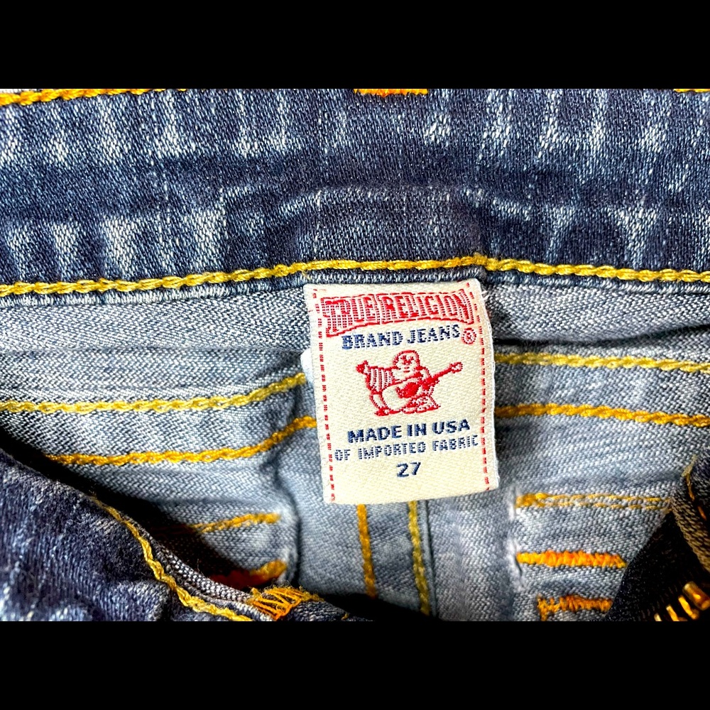 True religion slim low rise jeans